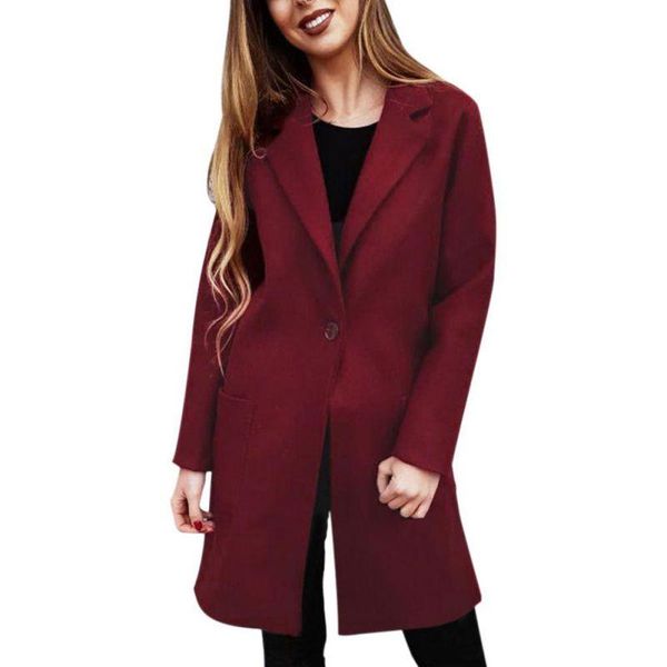 new arrive women wool coat turn-down collar single button pockets elegant temperament charming and generous affordable, Tan;black
new arrive women wool coat turn-down collar single button pockets elegant temperament charming and generous affordable, Tan;black