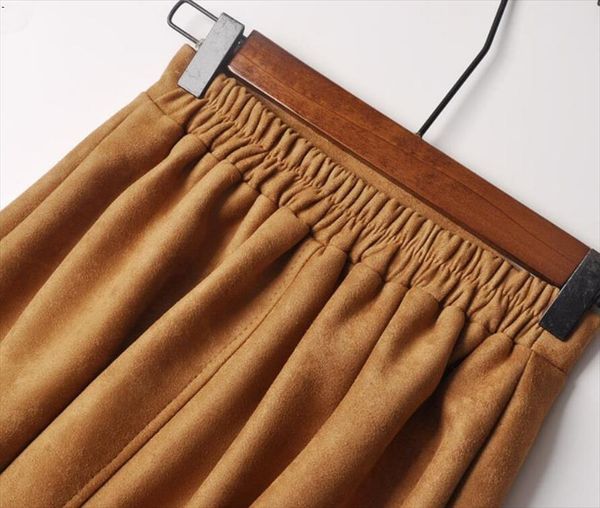 skirts high waist retro deer suede skirt 2018 autumn and winter new wild slimming long paragraph large swing umbrella female, Black
skirts high waist retro deer suede skirt 2018 autumn and winter new wild slimming long paragraph large swing umbrella female, Black