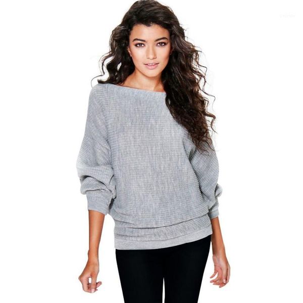 women's sweaters wholesale- 2021 autumn models women fashion long-sleeved oversized rib pullovers warm bat sleeve casual knit ja02 py21, White;black
women's sweaters wholesale- 2021 autumn models women fashion long-sleeved oversized rib pullovers warm bat sleeve casual knit ja02 py21, White;black