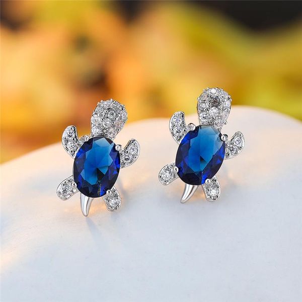 charm multicolor zircon oval stone turtle stud earrings for women vintage fashion birthstone earrings female engagement jewelry, Golden;silver
charm multicolor zircon oval stone turtle stud earrings for women vintage fashion birthstone earrings female engagement jewelry, Golden;silver