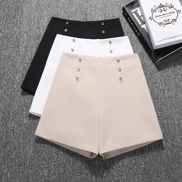 gumprun women biker shorts 2019 summer fashion button high waist wide leg commuting shorts black white wild casual1, White;black
gumprun women biker shorts 2019 summer fashion button high waist wide leg commuting shorts black white wild casual1, White;black