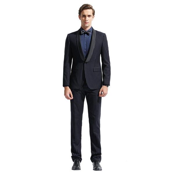 men's suits & blazers tpsaade mens business suit stripe wedding 2pcs (jacket+pants+tie) custom groom's blazer terno masculino tuxe, White;black
men's suits & blazers tpsaade mens business suit stripe wedding 2pcs (jacket+pants+tie) custom groom's blazer terno masculino tuxe, White;black