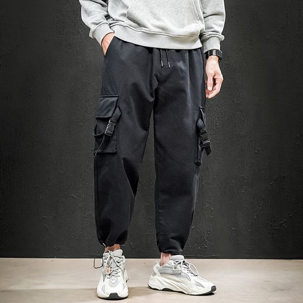 2021 new japanese side pockets style men hip hop male tatical trousers mens joggers casual streetwear pants y99h, Black
2021 new japanese side pockets style men hip hop male tatical trousers mens joggers casual streetwear pants y99h, Black