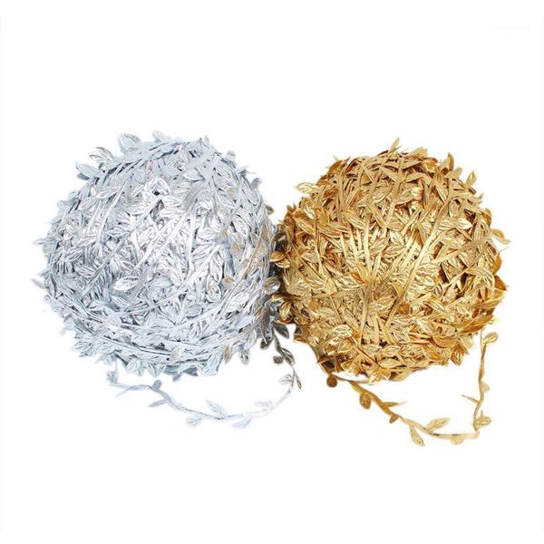 decorative flowers & wreaths 60 meter leaf golden silver artificial flower nylon iron wire diy garland accessory for wedding decor1
decorative flowers & wreaths 60 meter leaf golden silver artificial flower nylon iron wire diy garland accessory for wedding decor1