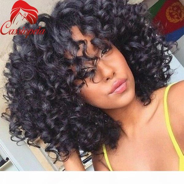 bouncy curly full lace wigs with bangs for black women 8a grade lace front wig virgin indian human hair natural color ing, Black;brown
bouncy curly full lace wigs with bangs for black women 8a grade lace front wig virgin indian human hair natural color ing, Black;brown