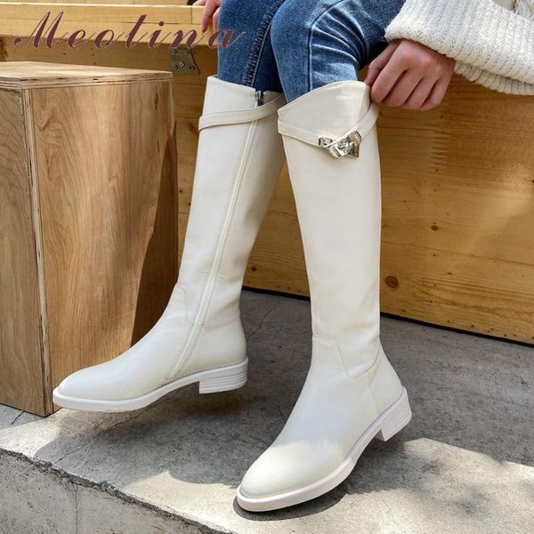 meotina real leather mid heels long boots women riding boots shoes buckle zipper thick heels knee high autumn winter beige, Black
meotina real leather mid heels long boots women riding boots shoes buckle zipper thick heels knee high autumn winter beige, Black
