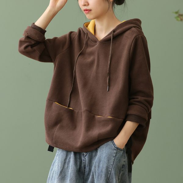 hoodies loose literature and art long sleeve drawstring hooded jacket 2021 autumn solid color hem ribbon versatile women's sweater, Black
hoodies loose literature and art long sleeve drawstring hooded jacket 2021 autumn solid color hem ribbon versatile women's sweater, Black