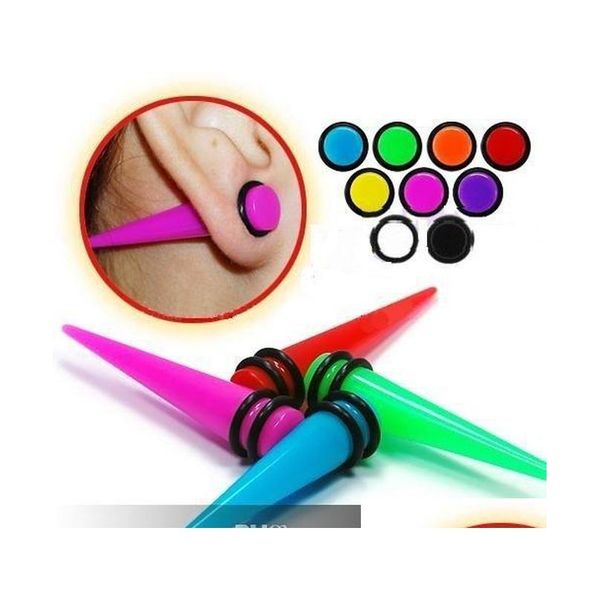 acrylic tapers ear plugs expander 1.6-10mm double o-rings ear gauges stretching kit white mix color obgn9, Silver
acrylic tapers ear plugs expander 1.6-10mm double o-rings ear gauges stretching kit white mix color obgn9, Silver