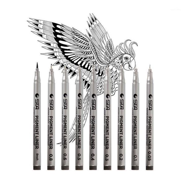 gel pens 1-piece pigment liner pigma micron ink marker pen 0.05 0.1 0.2 0.3 0.4 0.5 0.6 0.8 different tip black fineliner sketching pens1
gel pens 1-piece pigment liner pigma micron ink marker pen 0.05 0.1 0.2 0.3 0.4 0.5 0.6 0.8 different tip black fineliner sketching pens1
