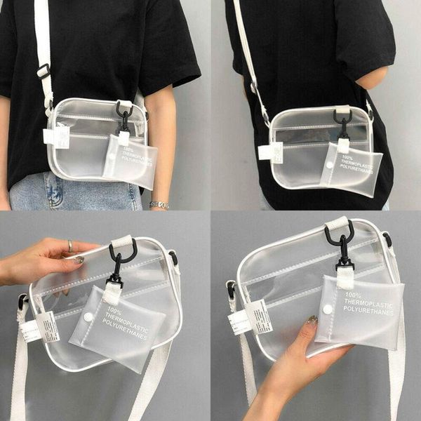 new women casual pu transparent handbag shoulder bag beach clear jelly crystal purse crossbody bags card holder wide
new women casual pu transparent handbag shoulder bag beach clear jelly crystal purse crossbody bags card holder wide