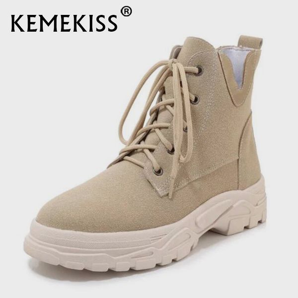 kemekiss women shoes ankle boots for women round toe thick bottom solid color boots outdoor ladies footwear size 29-43 y1221, Black
kemekiss women shoes ankle boots for women round toe thick bottom solid color boots outdoor ladies footwear size 29-43 y1221, Black