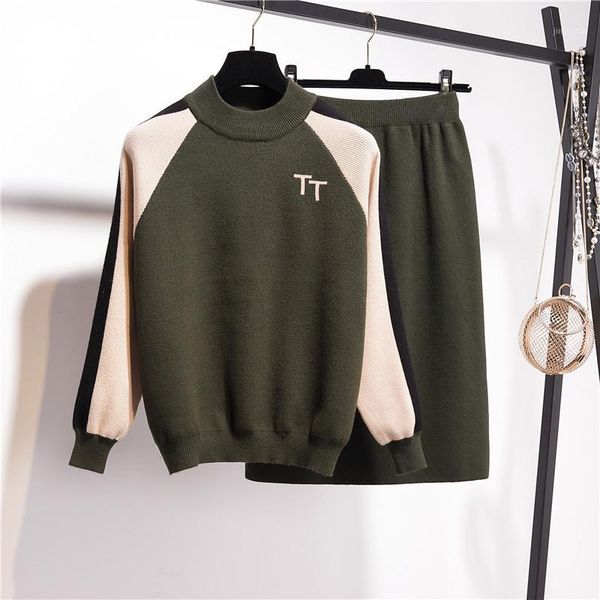 plus size 4xl women autumn sweater skirts suits casual loose knitted sweaters 2pcs suits female jumper pullovers sets ws1141, Gray
plus size 4xl women autumn sweater skirts suits casual loose knitted sweaters 2pcs suits female jumper pullovers sets ws1141, Gray