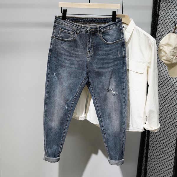 2021 New Retro Denim Men Loose Little Leg Harlan Student Fall Korean Web Celebrity Pants 6H0H, Blue
2021 New Retro Denim Men Loose Little Leg Harlan Student Fall Korean Web Celebrity Pants 6H0H, Blue