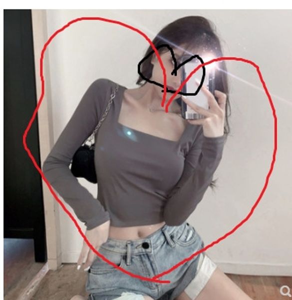 korea 2020 new design sense square neck show korea shir 2020 shirhin long sleeve women's short open navel tight bottoming shirt gepu9 g, White
korea 2020 new design sense square neck show korea shir 2020 shirhin long sleeve women's short open navel tight bottoming shirt gepu9 g, White