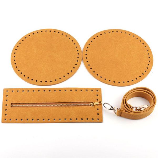 bag parts & accessories 4pcs/set bottom base round faux leather strap zipper for diy crochet handbag 23ge, Black
bag parts & accessories 4pcs/set bottom base round faux leather strap zipper for diy crochet handbag 23ge, Black