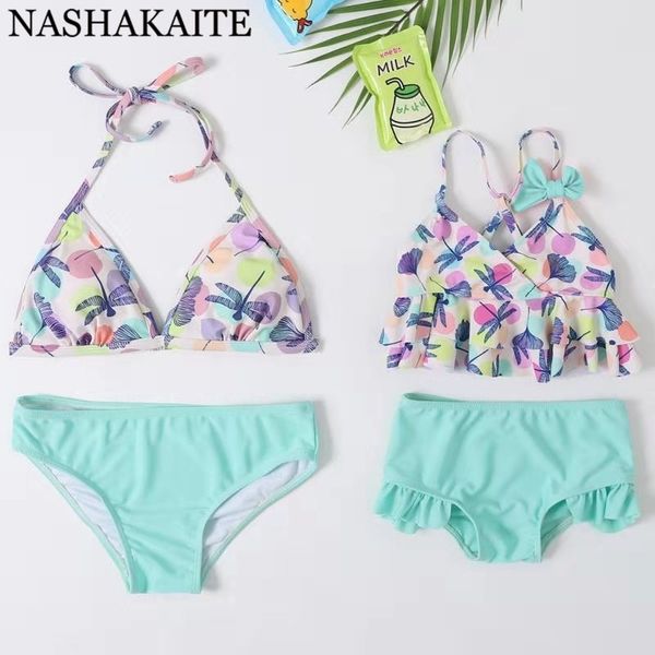 nashakaite mother daughter swimwear new dragonfly print ruffled bikini set halter mom and daughter swimsuit family swimsuits y200713, Blue
nashakaite mother daughter swimwear new dragonfly print ruffled bikini set halter mom and daughter swimsuit family swimsuits y200713, Blue