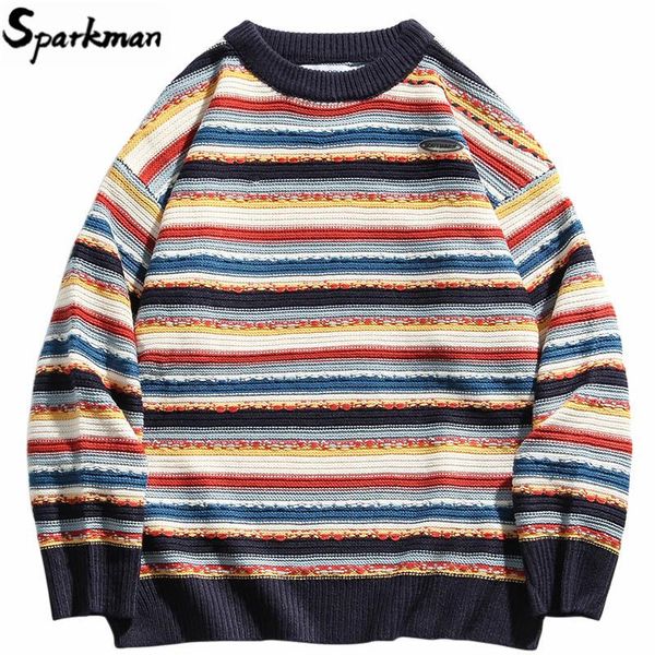 2020 men hip hop streetwear striped knitted sweater vintage retro pullover autumn winter fashion harajuku cotton casual sweater, White;black
2020 men hip hop streetwear striped knitted sweater vintage retro pullover autumn winter fashion harajuku cotton casual sweater, White;black