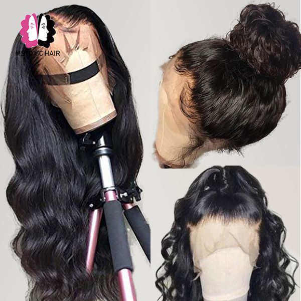 360 lace frontal wig brazilian body wave wig 13x4 lace front human hair wigs for black women mstoxic remy hair 4x4 closure wigs2589, Black;brown
360 lace frontal wig brazilian body wave wig 13x4 lace front human hair wigs for black women mstoxic remy hair 4x4 closure wigs2589, Black;brown