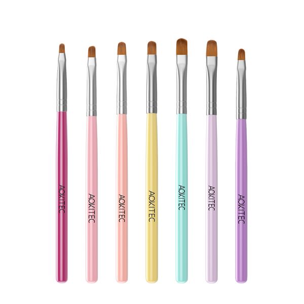 aokitec acrylic nail art brushes private label color 7 pieces uv gel painting brush set candy wooden handle with nylon hair japanese salon p, Yellow
aokitec acrylic nail art brushes private label color 7 pieces uv gel painting brush set candy wooden handle with nylon hair japanese salon p, Yellow