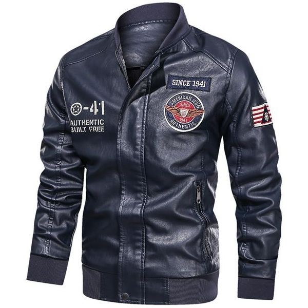 men's designer jacket autumn and winter men's faux leather jacket luxury college motorcycle embroidery baseball jacket faux leathe, Black;brown
men's designer jacket autumn and winter men's faux leather jacket luxury college motorcycle embroidery baseball jacket faux leathe, Black;brown