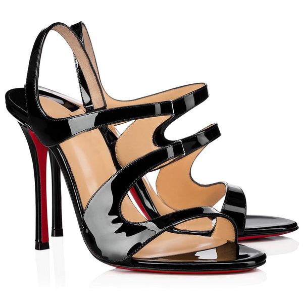 women summer sandals vavazou red bottom sandals sgladiator heels trappy ladies wedding dress party lady red soles high heel with box, Black
women summer sandals vavazou red bottom sandals sgladiator heels trappy ladies wedding dress party lady red soles high heel with box, Black