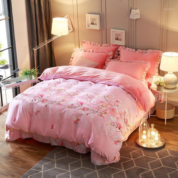 jivetulu flannel bed sheet keep warm a/b side milk velvet fitted sheet bed linen mattress cover king size bedding set1
jivetulu flannel bed sheet keep warm a/b side milk velvet fitted sheet bed linen mattress cover king size bedding set1