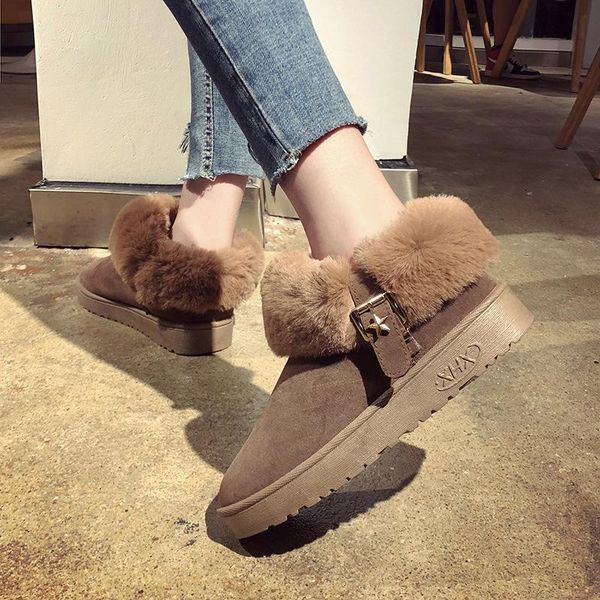 women's shoes2020 plus velvet thickening flat snow boots cotton shoes short tube bootswomen'sboots, Black
women's shoes2020 plus velvet thickening flat snow boots cotton shoes short tube bootswomen'sboots, Black