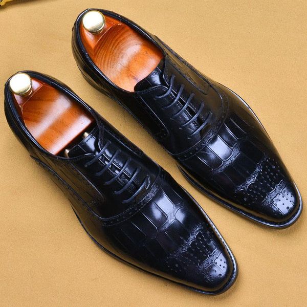 brand leather men office shoes lace up men dress shoes black wine red male genuine leather wedding party oxford for man
brand leather men office shoes lace up men dress shoes black wine red male genuine leather wedding party oxford for man