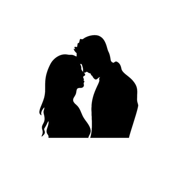 14.3cm*14.8cm vinyl car sticker decal couple love man woman together forever kiss black/silver c3-0278
14.3cm*14.8cm vinyl car sticker decal couple love man woman together forever kiss black/silver c3-0278