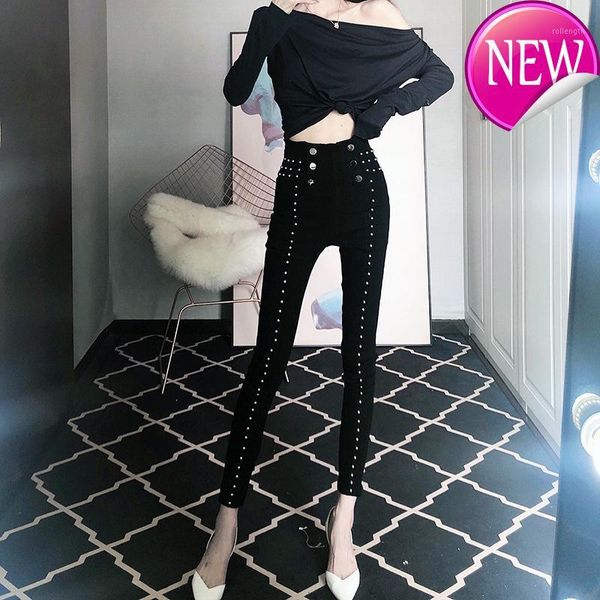fashion autumn winter gothic black up skinny trousers rivet patchwork women punk black thickening pencil rock pants new1, Black;white
fashion autumn winter gothic black up skinny trousers rivet patchwork women punk black thickening pencil rock pants new1, Black;white