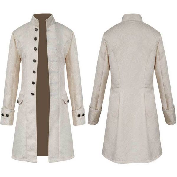 2020 male trench steampunk coat vintage single-breasted gola permanent feast fashion outerwear printed long uniform new stage, Tan;black
2020 male trench steampunk coat vintage single-breasted gola permanent feast fashion outerwear printed long uniform new stage, Tan;black