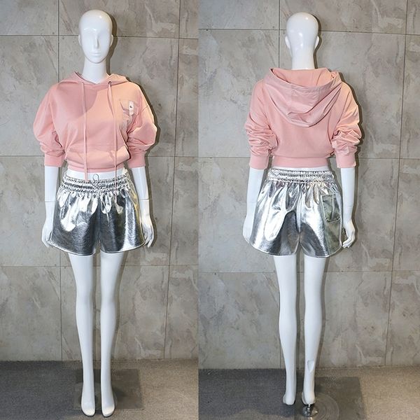 qfzp8 cai style stars lazy pink short long sleeve hooded same yilin sweater shorts and shorts sweater shortssilver leather short pants cover, Gray
qfzp8 cai style stars lazy pink short long sleeve hooded same yilin sweater shorts and shorts sweater shortssilver leather short pants cover, Gray