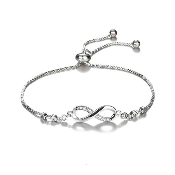 chain bracelet accessories popular adjustable bracelet micro inlaid zircon 8-character hand, Black
chain bracelet accessories popular adjustable bracelet micro inlaid zircon 8-character hand, Black
