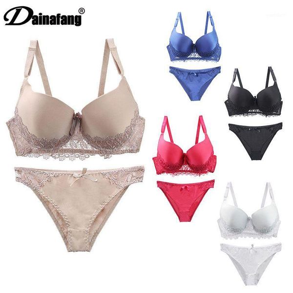 dainafang embroidery de cup women bras set french large size lingeri cotton push up underwear big lace bra and panty sets1, Red;black
dainafang embroidery de cup women bras set french large size lingeri cotton push up underwear big lace bra and panty sets1, Red;black