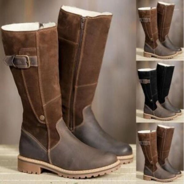 women knee high boots low heel shoes woman vintage pu leather autumn snow warm shoe chaussures femme zapatos mujer sapato d22251, Black
women knee high boots low heel shoes woman vintage pu leather autumn snow warm shoe chaussures femme zapatos mujer sapato d22251, Black