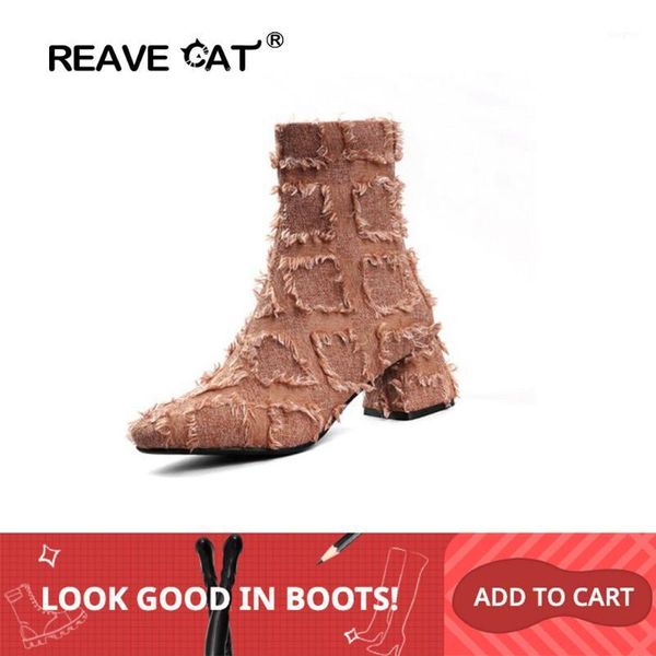 boots reave cat denim jeans ankle for women block heel booties back zipper fringe black winter autumn sapatos mujer size 43 451
boots reave cat denim jeans ankle for women block heel booties back zipper fringe black winter autumn sapatos mujer size 43 451