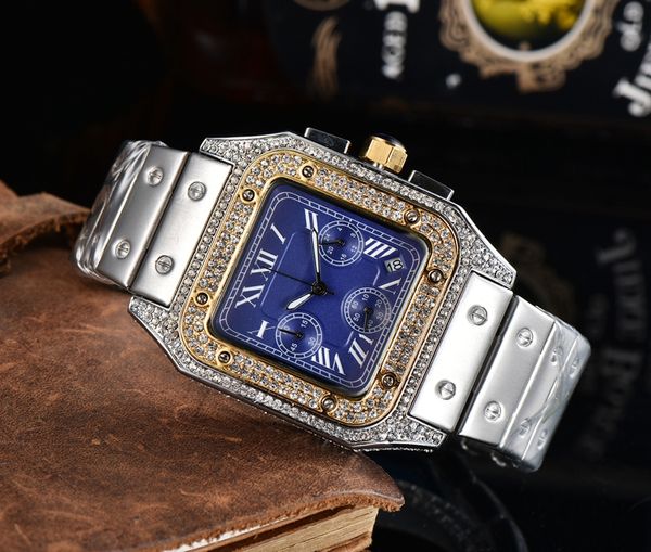 2021 new six stitches luxury mens watches all dial work quartz watch brand with calendar chronograph clock steel belt men fashion accessorie, Slivery;brown
2021 new six stitches luxury mens watches all dial work quartz watch brand with calendar chronograph clock steel belt men fashion accessorie, Slivery;brown