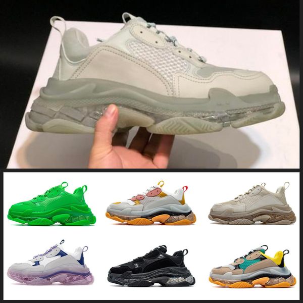 paris 2020 crystal bottom triple s leisure shoes dad shoes platform triple s sneakers for men women vintage kanye old grandpa trainer, Black
paris 2020 crystal bottom triple s leisure shoes dad shoes platform triple s sneakers for men women vintage kanye old grandpa trainer, Black