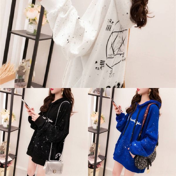 eesev stitching goods 2020 autumn and winter new women's clothing cizx snowflake factory letter printing coat wool coatfleece sweater c, Black
eesev stitching goods 2020 autumn and winter new women's clothing cizx snowflake factory letter printing coat wool coatfleece sweater c, Black