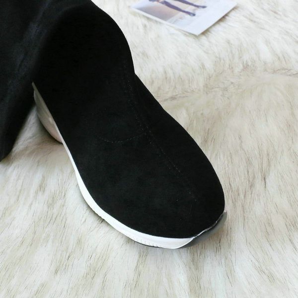2021 new over the knee wedge heel round toe casual women shoes winter keep warm flock stretch long boots size34-43 by4n, Black
2021 new over the knee wedge heel round toe casual women shoes winter keep warm flock stretch long boots size34-43 by4n, Black