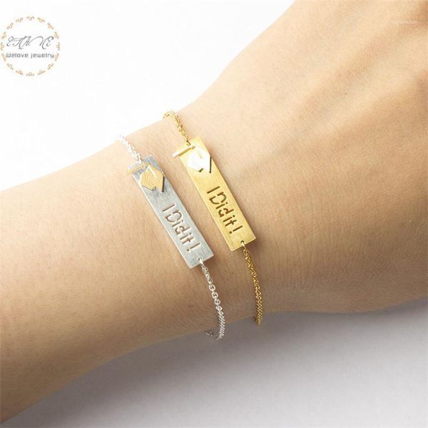 hollows i did it bar bracelet for women inspirational jewelry stainless steel doctorial hat charm graduation gift 20201, Black
hollows i did it bar bracelet for women inspirational jewelry stainless steel doctorial hat charm graduation gift 20201, Black