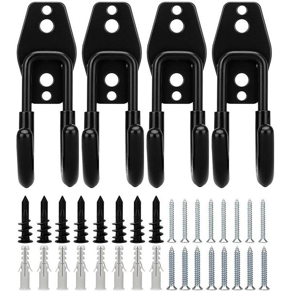 hooks & rails garage storage utility double hooks, heavy duty hangers wall mount holder j hook organizer for power tools(4 pcs)
hooks & rails garage storage utility double hooks, heavy duty hangers wall mount holder j hook organizer for power tools(4 pcs)