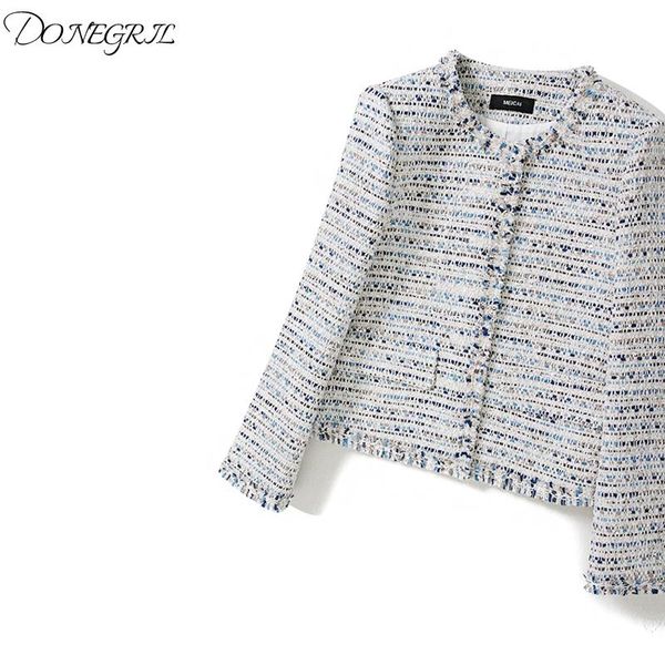2020 korean version of loose temperament and small fragrance jacket women's new autumn plaid light knitted clothes fashion, Black;brown
2020 korean version of loose temperament and small fragrance jacket women's new autumn plaid light knitted clothes fashion, Black;brown