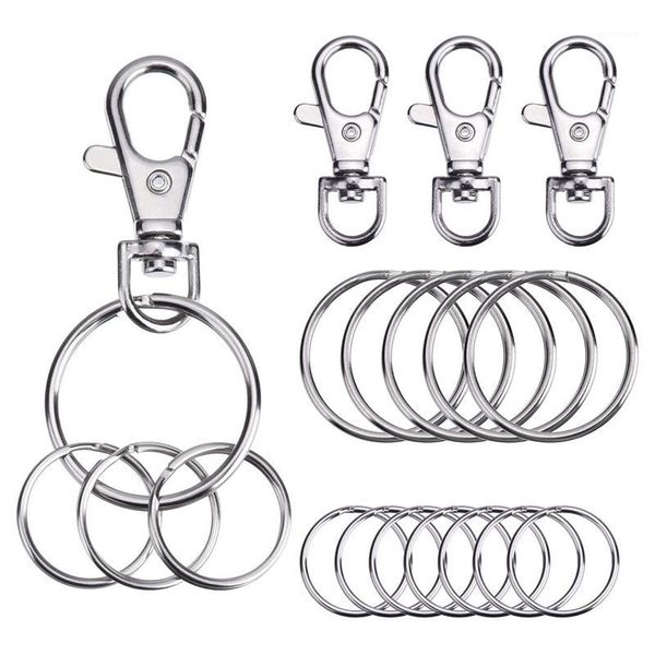 keychains 200 pieces key hooks rings set 20 mm 120 30 40 metal swivel snap hook 401, Silver
keychains 200 pieces key hooks rings set 20 mm 120 30 40 metal swivel snap hook 401, Silver