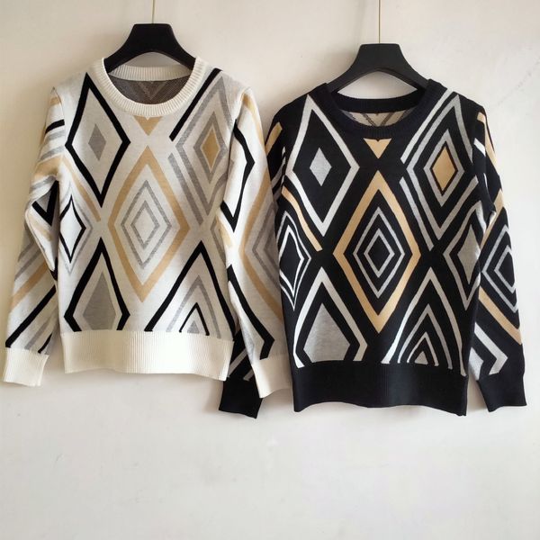 2019 milan runway sweater o neck long sleeven women's sweaters high end jacquard pullover women designer sweater 083120, White;black
2019 milan runway sweater o neck long sleeven women's sweaters high end jacquard pullover women designer sweater 083120, White;black