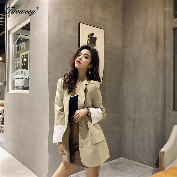 women's suits & blazers autumn sashes solid single breasted slim office outwear blazer 3 colors vintage fashion 2021 women and jackets1, White;black
women's suits & blazers autumn sashes solid single breasted slim office outwear blazer 3 colors vintage fashion 2021 women and jackets1, White;black