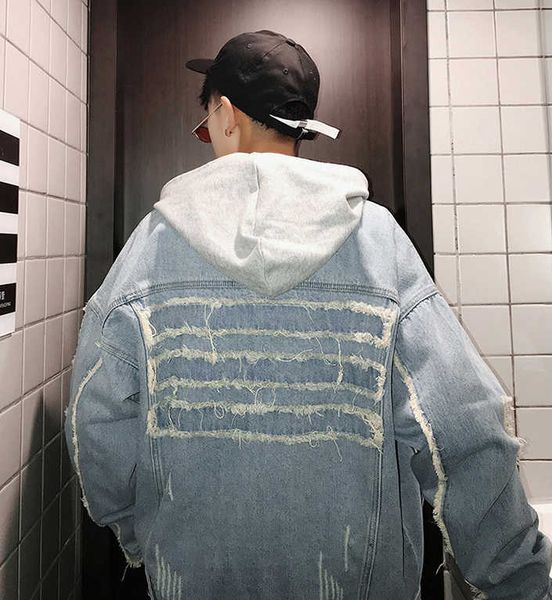 fashion korean coat men jeans jacket mens jackets ripped coats denim jacket mens hole clothes cotton jeans jacket coat, Black;brown
fashion korean coat men jeans jacket mens jackets ripped coats denim jacket mens hole clothes cotton jeans jacket coat, Black;brown