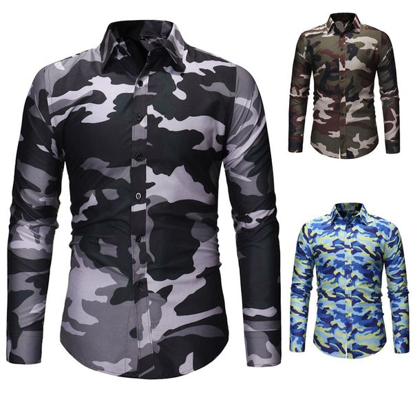 special offer all colors and sizes 2020 autumn new mens camouflage casual long-sleeved shirt da08, White;black
special offer all colors and sizes 2020 autumn new mens camouflage casual long-sleeved shirt da08, White;black