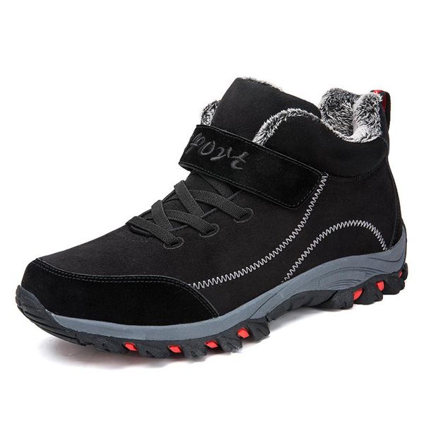 boots waterproof winter women with fur warm snow work casual shoes sneakers high rubber ankle plus size, Black
boots waterproof winter women with fur warm snow work casual shoes sneakers high rubber ankle plus size, Black