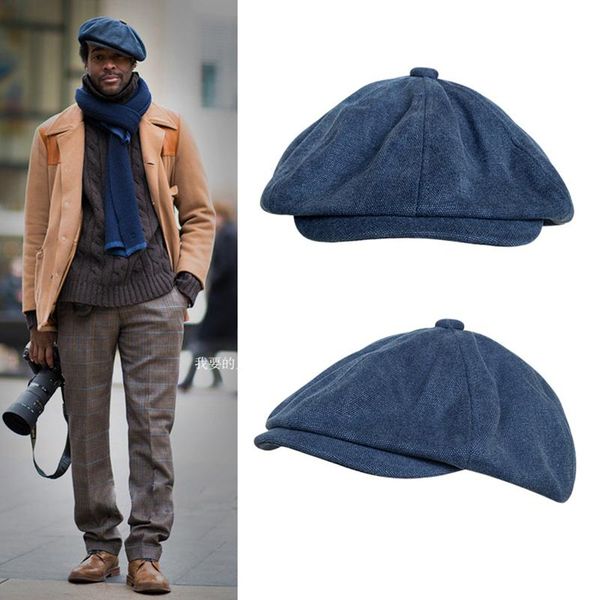 berets 2021 casquette cotton canvas men's sboy hat gentleman lady retro england cowboy literary octagonal cap blm43, Blue;gray
berets 2021 casquette cotton canvas men's sboy hat gentleman lady retro england cowboy literary octagonal cap blm43, Blue;gray